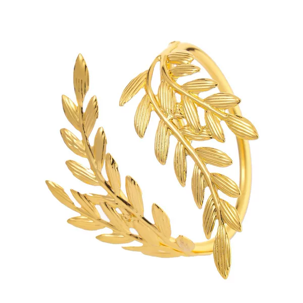 Cross-Border Classic Double Wheat Ear Metal Napkin Ring Western Restaurant Table Decoration Napkin Ring Hotel Table Cloth Ring