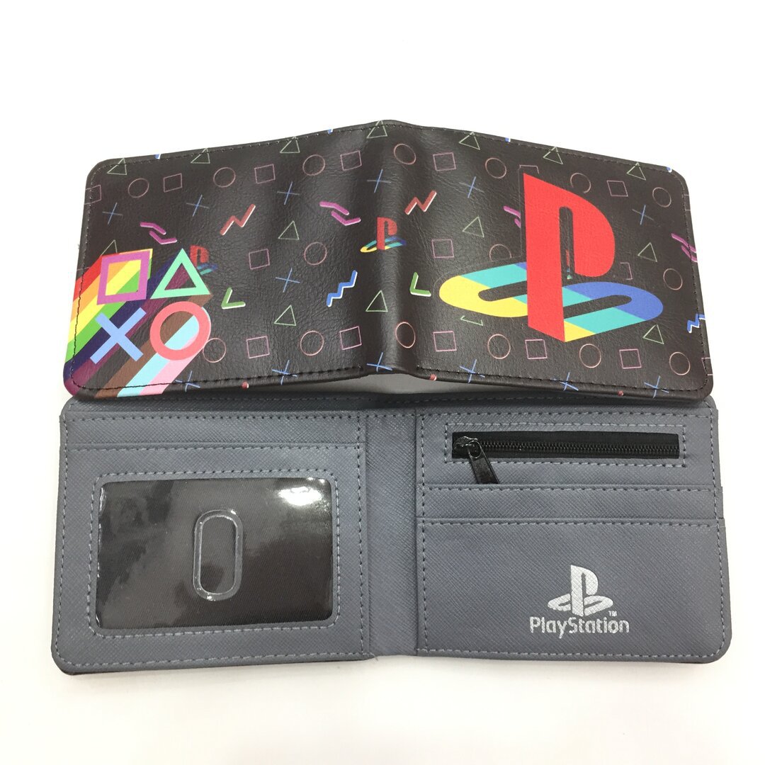 PS maneja de juegos cartera de dibujos animados máquina de juegos corta doble pegamento cartera de cambio cartera de cuero de PVC cartera de tarjetas