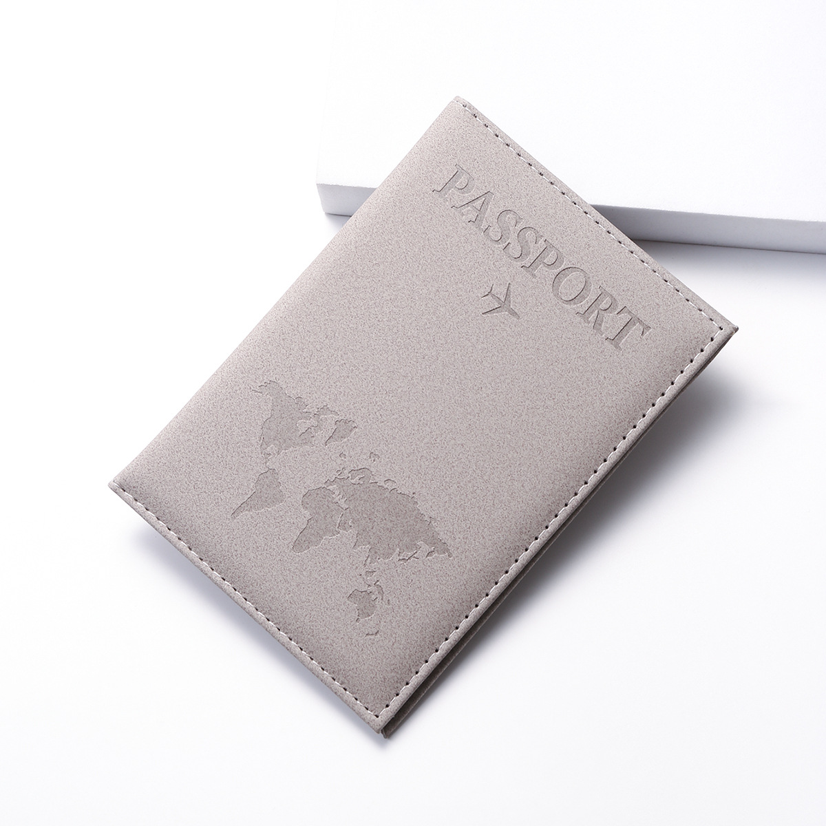 multi color map passport bag travel document bag passport holder passport protective cover couple passport bag_voghion.com