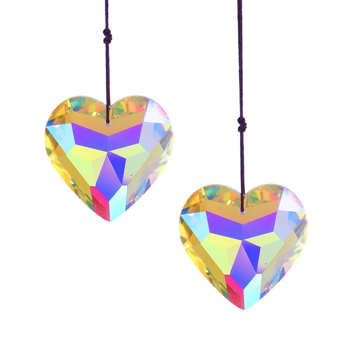 pendant Home Textiles & Decor Type Vintage Style Pastoral Heart Shape Artificial Crystal Pendant