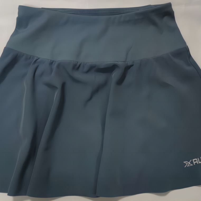 Falda pantalón deportiva para correr para mujer, elástica, antiexposición, de cintura alta, con bolsillo con cremallera, de secado rápido, para fitness, entrenamiento, yoga, ajuste ceñido.