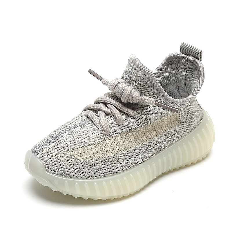 Children's Coconut Shoes 2025 Spring and Autumn Boys' Sports Shoes Breathable Mesh Shoes Feiwei Girls' Casual Shoes Soft Sole Baby Shoes