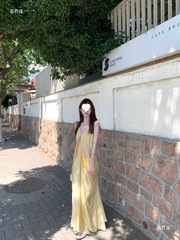 フランス三亜海辺休暇ドーパミンバックレスビーチドレス雲南タイ旅行ドレープサスペンダードレス