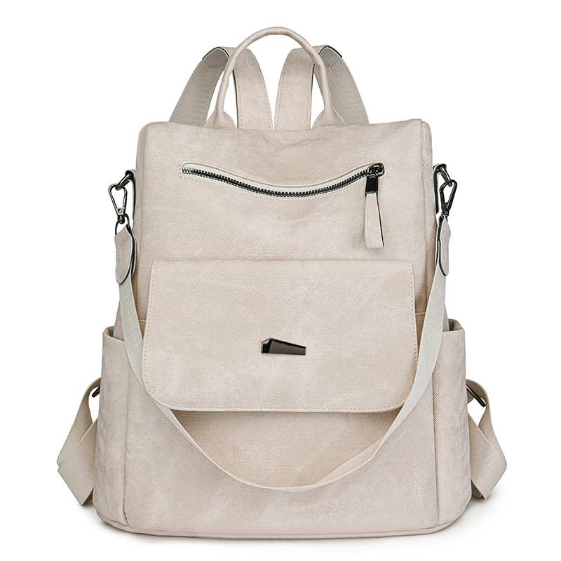 Nuevo bolso de mujer antirrobo de moda, cuero suave, mochila de gran capacidad, todo fósforo, ocio, viaje de viaje, mochila escolar para estudiantes al por mayor