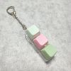 Three-button transparent shell-gd green