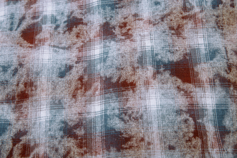 Herrenbekleidung Street Vintage Tie-Dye Plaid Loose Shirt Trendy Brandneues Jugend Casual All-Match-Shirt_voghion.com