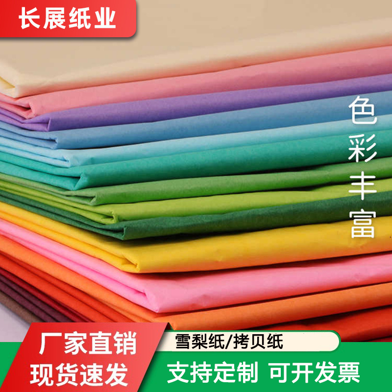 Embalaje de papel de copia personalizado 14 - 17g papel de copia transparente de papel de color de papel de Sydney papel de vestir a prueba de humedad