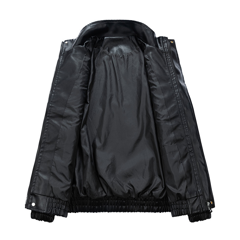 Chaqueta de cuero para hombres nueva chaqueta de cuero juvenil guapo estilo coreano delgado chaqueta de cuero grande chaqueta de cuero