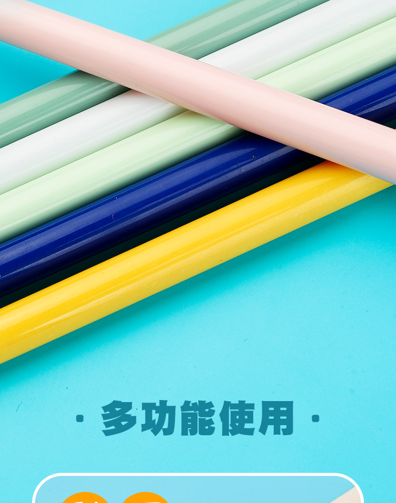 卫庄彩色永恒铅笔13色可擦正姿可替换笔头儿童不用削学生绘画铅笔详情13