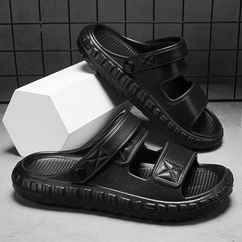 Sandalias para hombres de verano nuevas zapatillas de playa casuales simples zapatillas antideslizantes EVA zapatillas para hombres