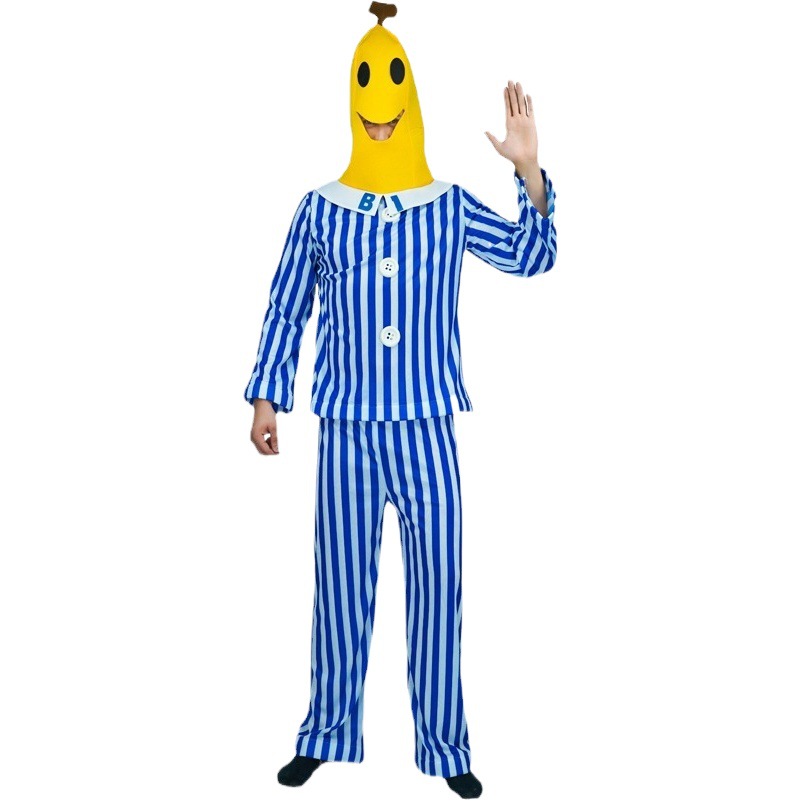 Carnaval de Halloween adulto hombres enfermos de plátano ropa de disfraces cos juego de rol ropa de rendimiento de distribución por lotes