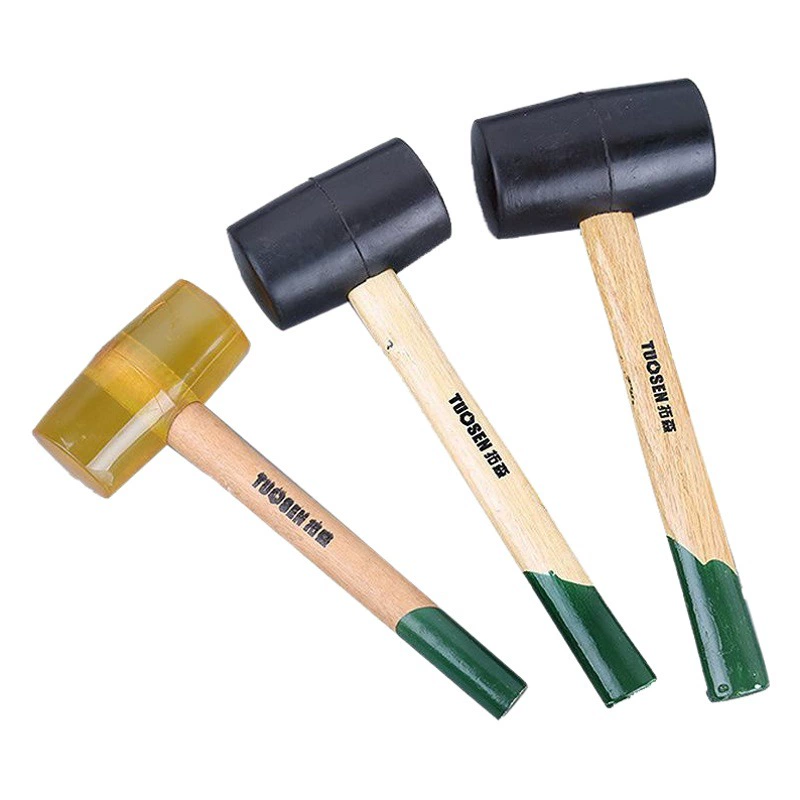 Takson деревянная ручка прозрачный резиновый молоток Столярный напольный молоток монтажный молоток резиновый молоток большой маленький размер молоток инструмент