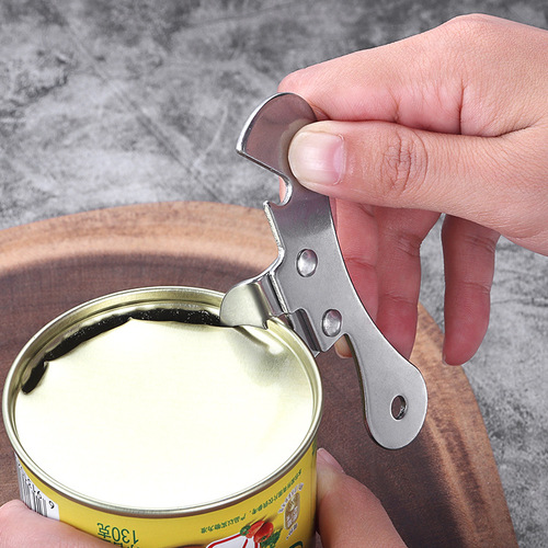 Creative stainless steel bottle opener, simple beer bottle opener, can opener, color spray paint wine bottle opening tool
