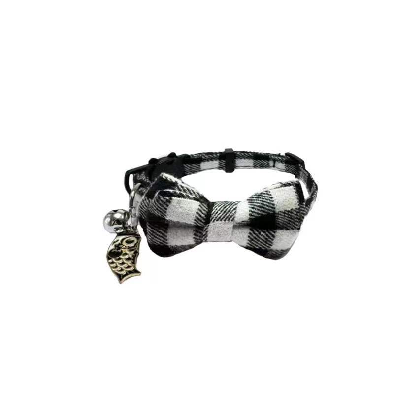 Nuevos productos Amazon collar gatos collar gatos collar de seguridad collar de arco en stock