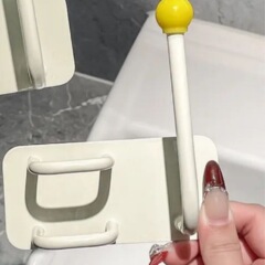 卫生间发圈发箍头绳挂钩浴室壁挂收纳架免打孔梳子置物架首饰粘钩