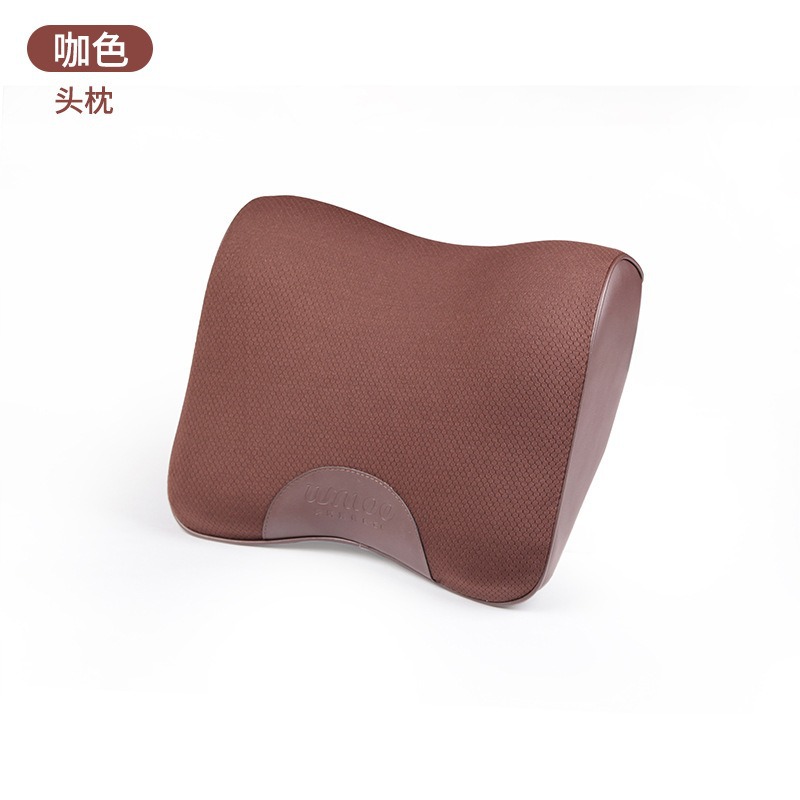 워모 피부친화적인 메모리폼 머리받침대 - 커피색상