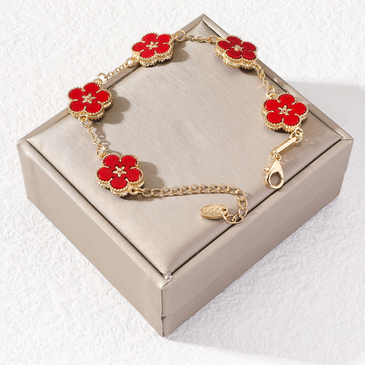 IG Style Sweet Flower Zinc Alloy Inlay Shell Women's Bracelets display picture 21