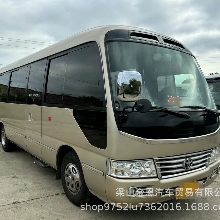 Подержанный люксовый автобус, 4-цилиндровый/6-цилиндровый Toyota Coaster, 19-23 места, стандарт выбросов 6m года, мини-автобус.