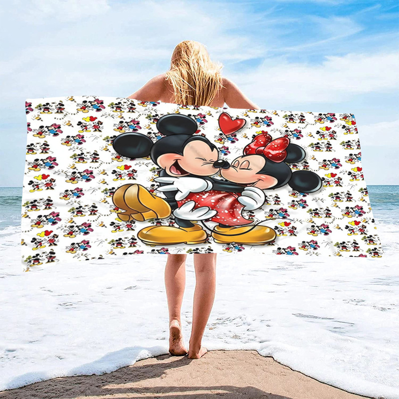 Mickey and Minnie Series 1 Beach Towel Microfiber Beach Towel Swimming Bath Towel Versatile Square Towel Beach Towel Mickey and Minnie Series 1 Beach Towel Microfiber Beach Towel Swimming Bath Towel Versatile Square Towel Beach Towel