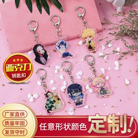 动漫立牌;钥匙扣;钥匙扣及钥匙扣配件
