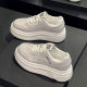 Thick-soled small white shoes women's 2025 spring new height-increasing small all-match board shoes female students sports casual shoes