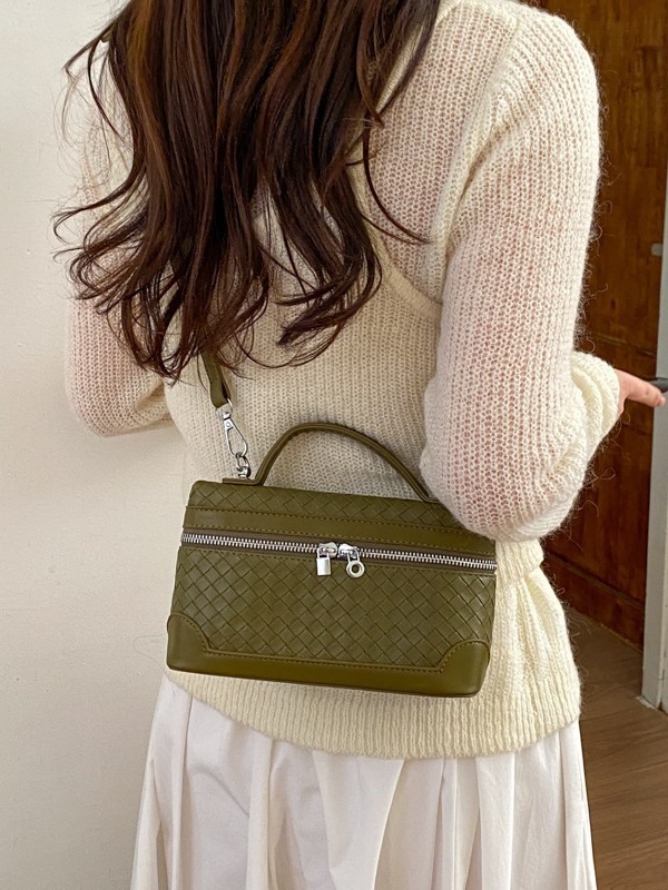 Nicho de diseño bolso mujer 2026 nueva moda trenzada bolso pequeño exquisito mini hombro bolso de mujer