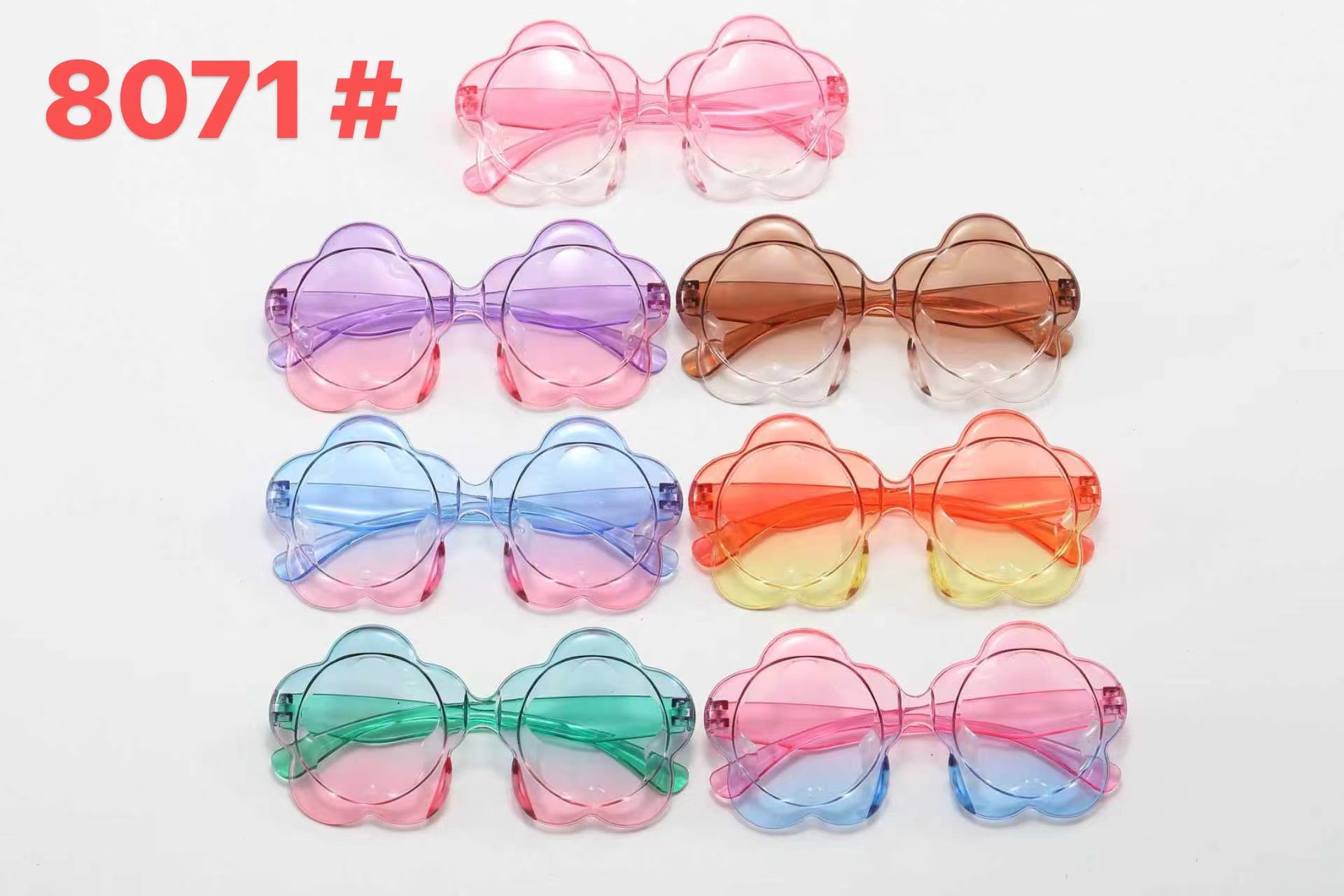 2026 gafas de sol para niños en un marco al por mayor una pieza de joyería de una variedad de combinación de gafas de sol para niños en stock