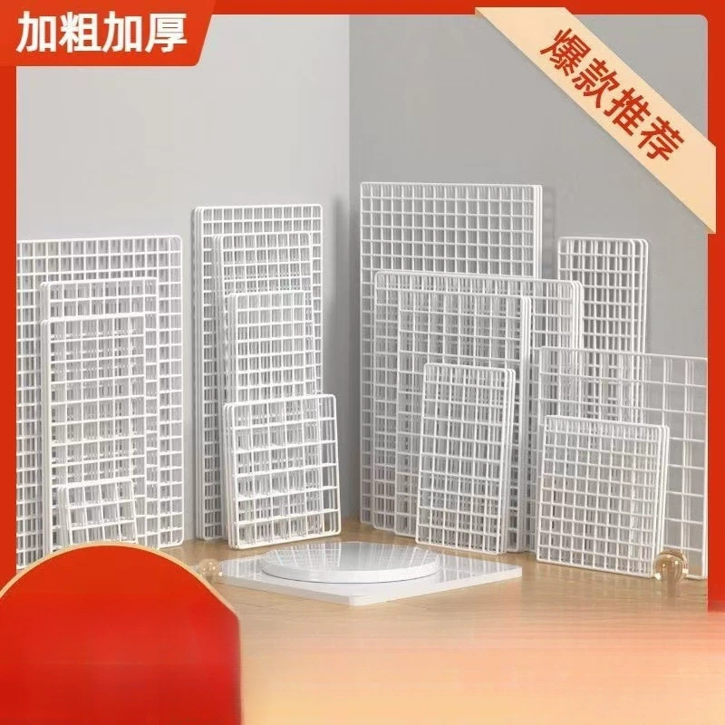 белая железная сетка, железная сетка, полка для супермаркета, железные решетки, сетка для детского сада, фотостена, стеллаж для дисплея