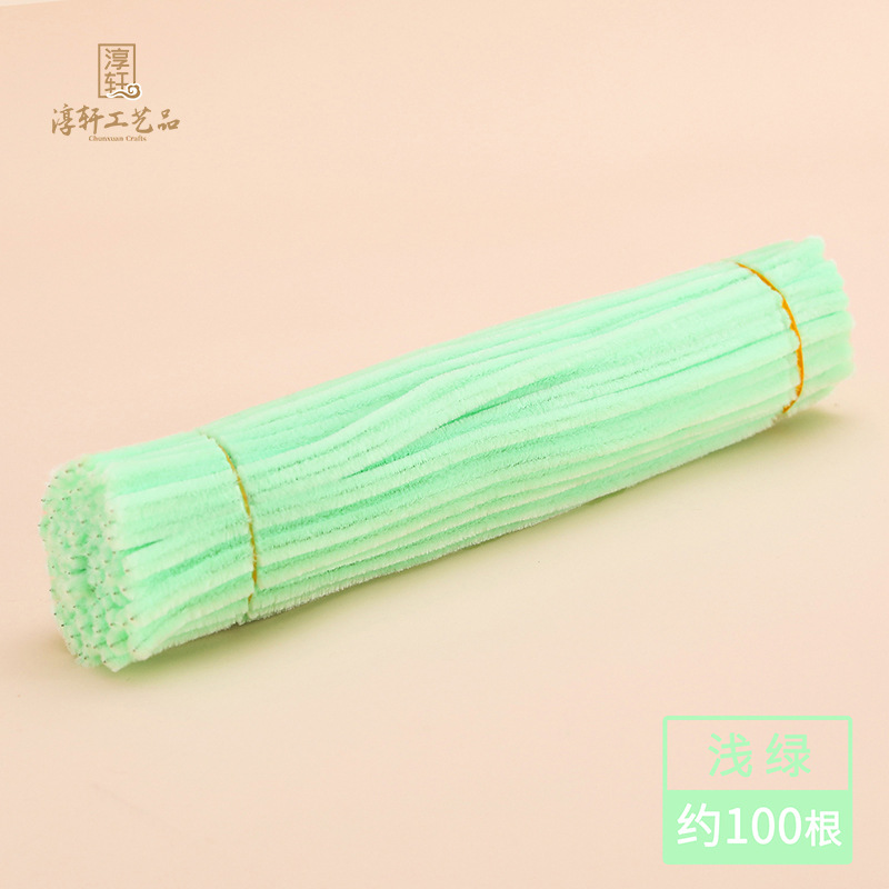 Turtle Twist Stick ramo diy niños trenzando paquete completo de materiales de jardín de infantes raíz de lana ultra-densa al por mayor barra de acústico