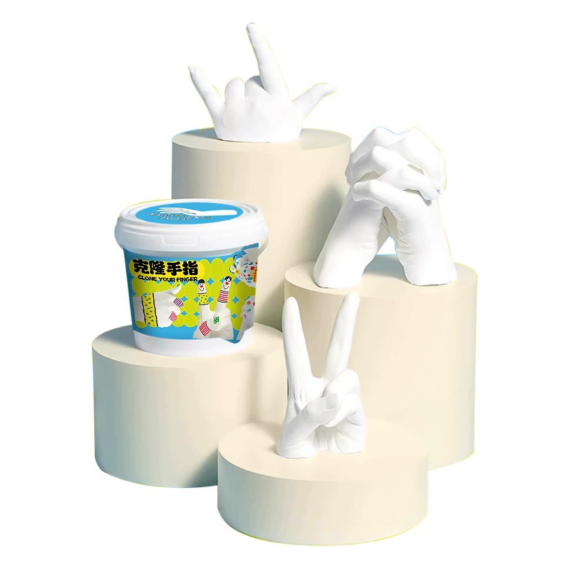 Гипсовый клон пальца Гипсовый научный эксперимент Детский небольшой экспериментальный набор игрушечный клон порошок модель порошок