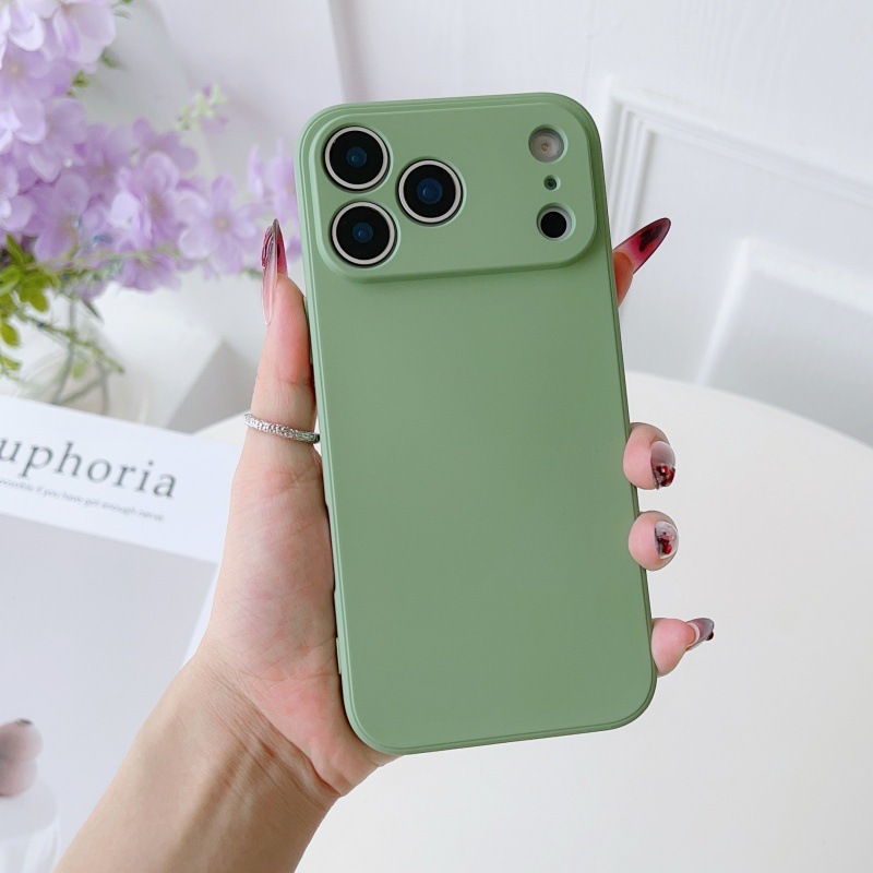 DIY适用苹果17手机壳仿液态直边iphone16硅胶15promax全包磨砂14|undefined