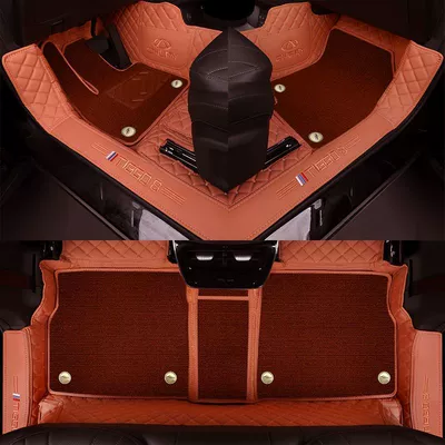 Ayaqaltılar (Kovriklər) — Suitable for Tiggo 8 Floor Mats - 26-models-of-tiggo-8-free-anti-kick-mat-double-layer-foot-mat-snowy-orange
