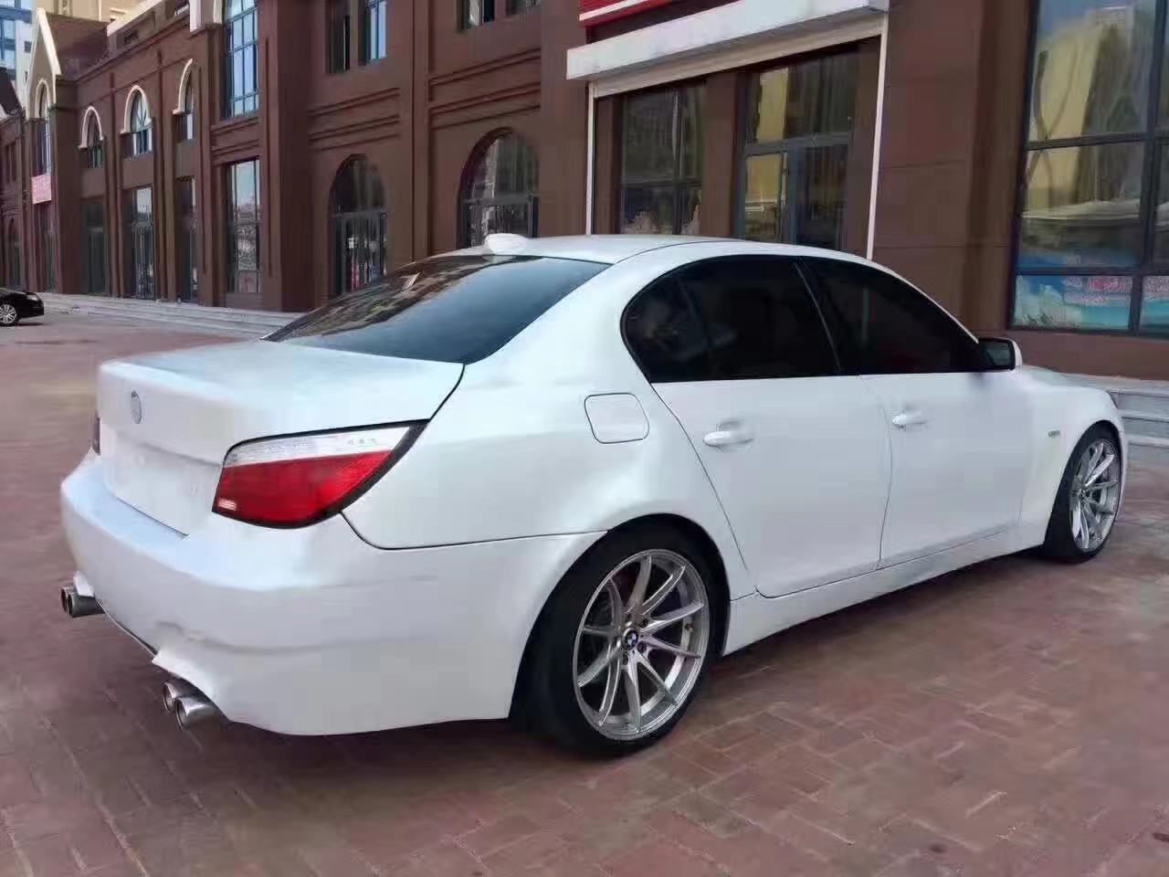 Suitable for 04-10 Bmw 5 Series Modified M5 Large Surround 1m Front and Rear Bumpers, Side Skirts, Center Grille, Rear Wing E60 Kit