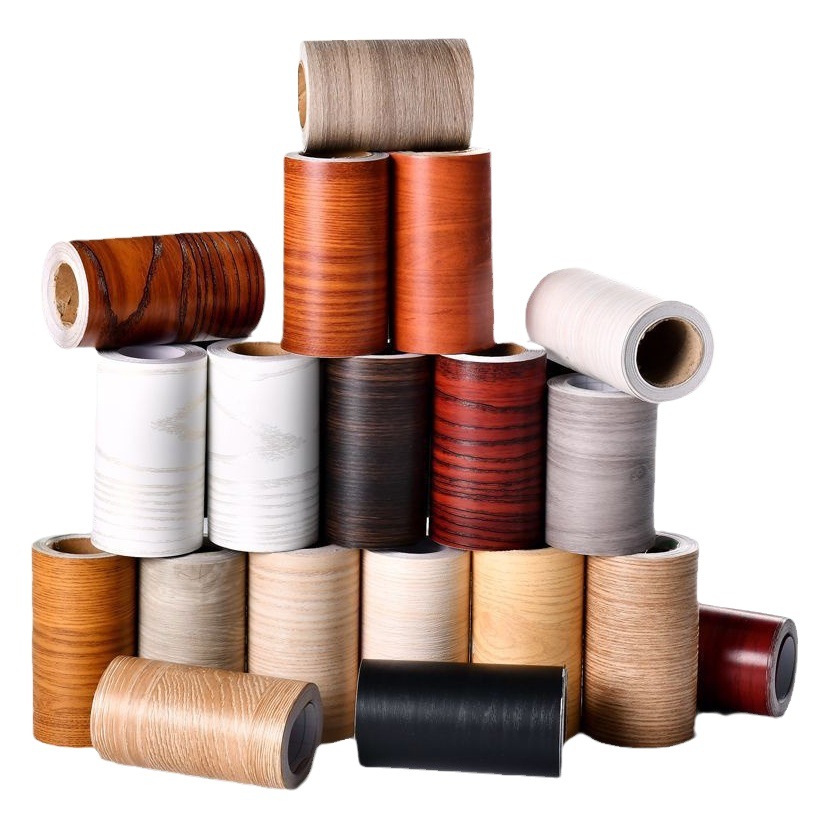 Autoadhesivo extra grueso gabinete grano de madera pegatinas impermeables escritorio pegatinas puerta de madera decoración papel pintado pared gabinete muebles antiguos renovación