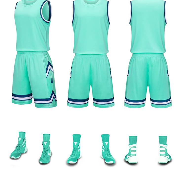 Men's Basketball Uniform Set For Team Training And Competition_voghion.com