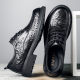 2025 summer hollow leather shoes fashion breathable leather men's shoes business formal commuter sheepskin shoes wear-resistant non-slip