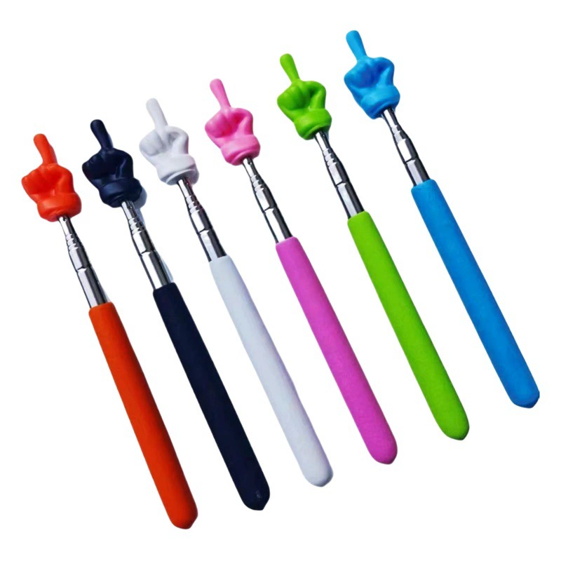 Моранди Выдвижной Палец Чтение Металлический Палец Батон Артефакт Указатель Кнут Батон Палец Выдвижной Точка Чтение