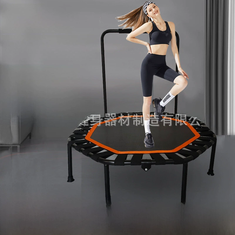 Folding trampoline for gym indoor, street storage system