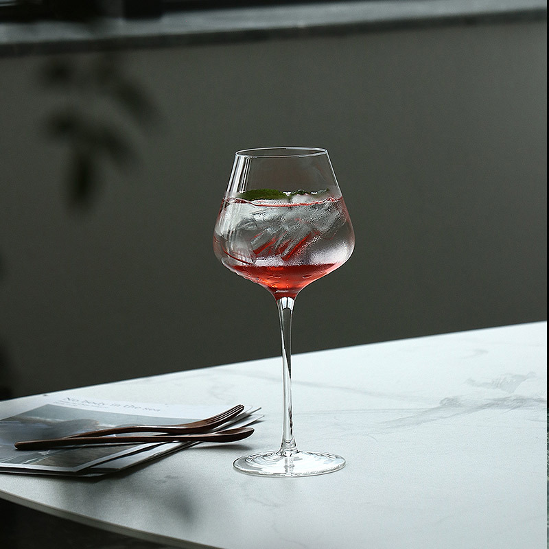 스타일의 가정용 크리에이티브 잔 와인 잔 간단한 샴페인 칵테일 잔