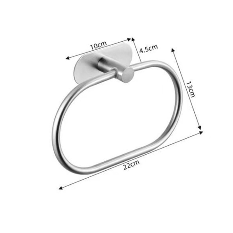 타원형 타월링 [실버]