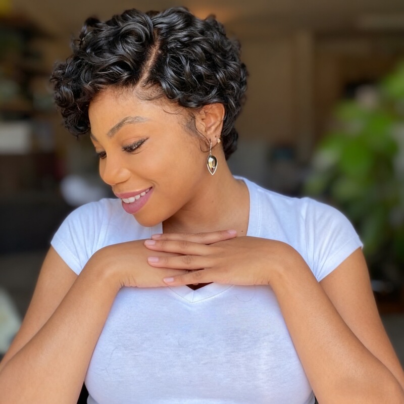 Pixie Cut Wig Short 13X4X1 Human Hair Wig Foreign Trade Hot Selling Human Hair