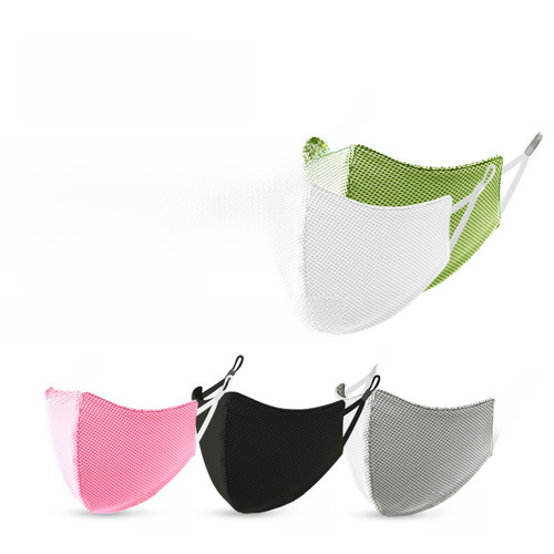 Cross-border sports cold sensation internet celebrity cloth factory summer three-dimensional antibacterial water washing fashion riding sun protection mask wholesale 