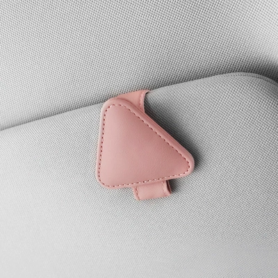 Glasses Clip, Multifunctional Car: Car Glasses Clip/Bill Clip - pink