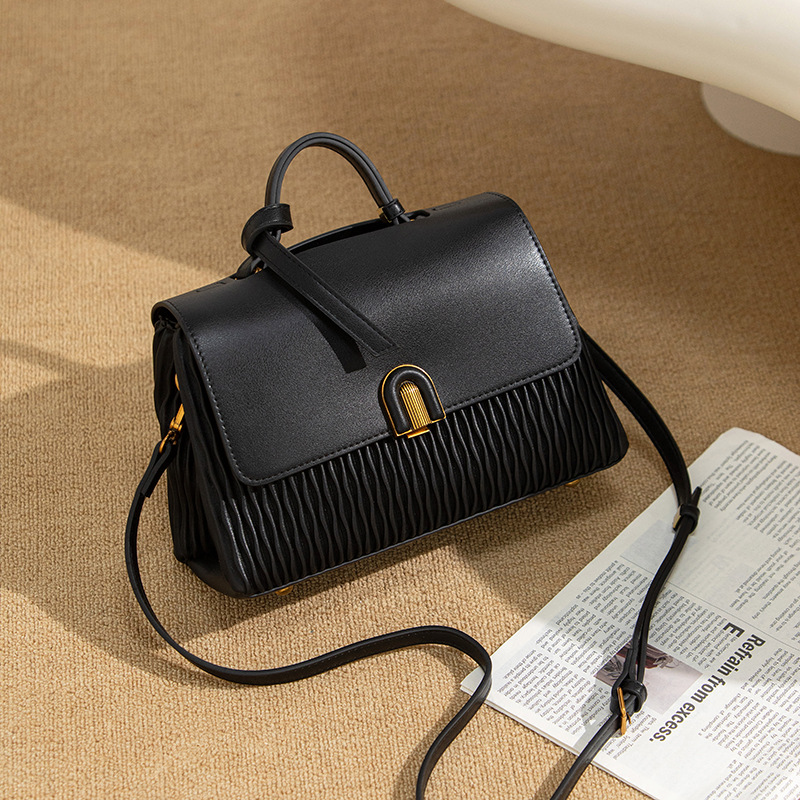 New Style Women's Handbag, Fashionable, Large Capacity, Soft Leather, Commuter Crossbody Bag_voghion.com