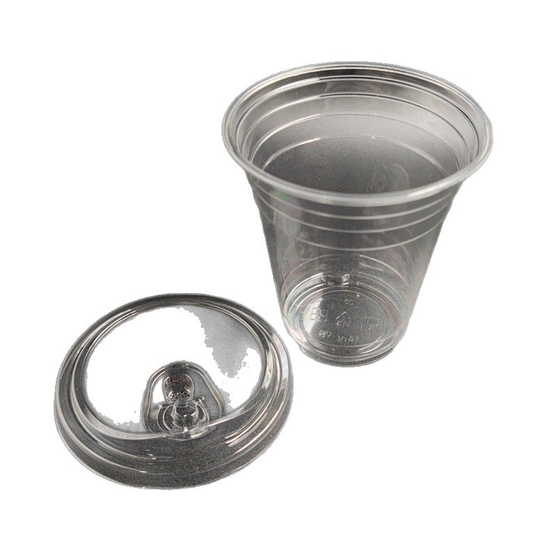 Vaso desechable para té con leche, calibre 98, 300-720 ml, vaso PLA para bebidas frías, vaso de café biodegradable y ecológico