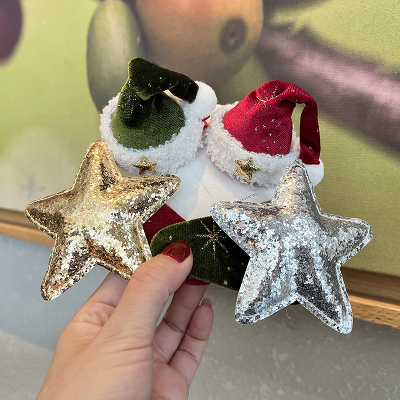 Christmas velvet hat