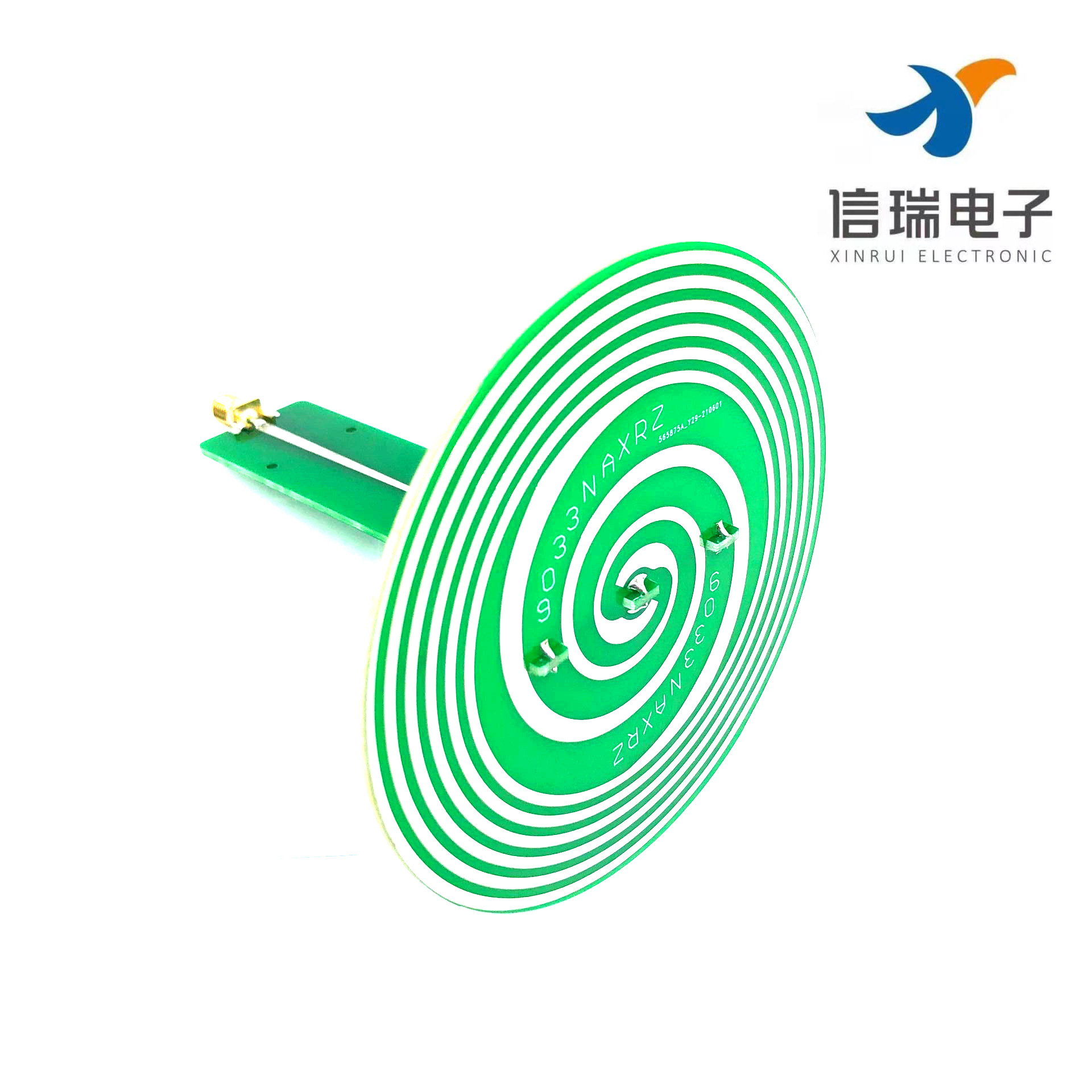 超宽带圆极化天线等角螺旋天线左右旋圆极化超宽带天线0.8-8.5GHz