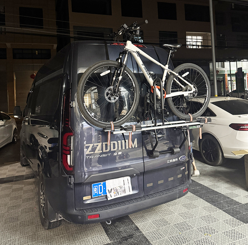 Car Rear Tow Bike Rack Rear Hanging Tail Rack Rear Support Fixed Placement Rear Rack Trunk Does Not Block the License Plate