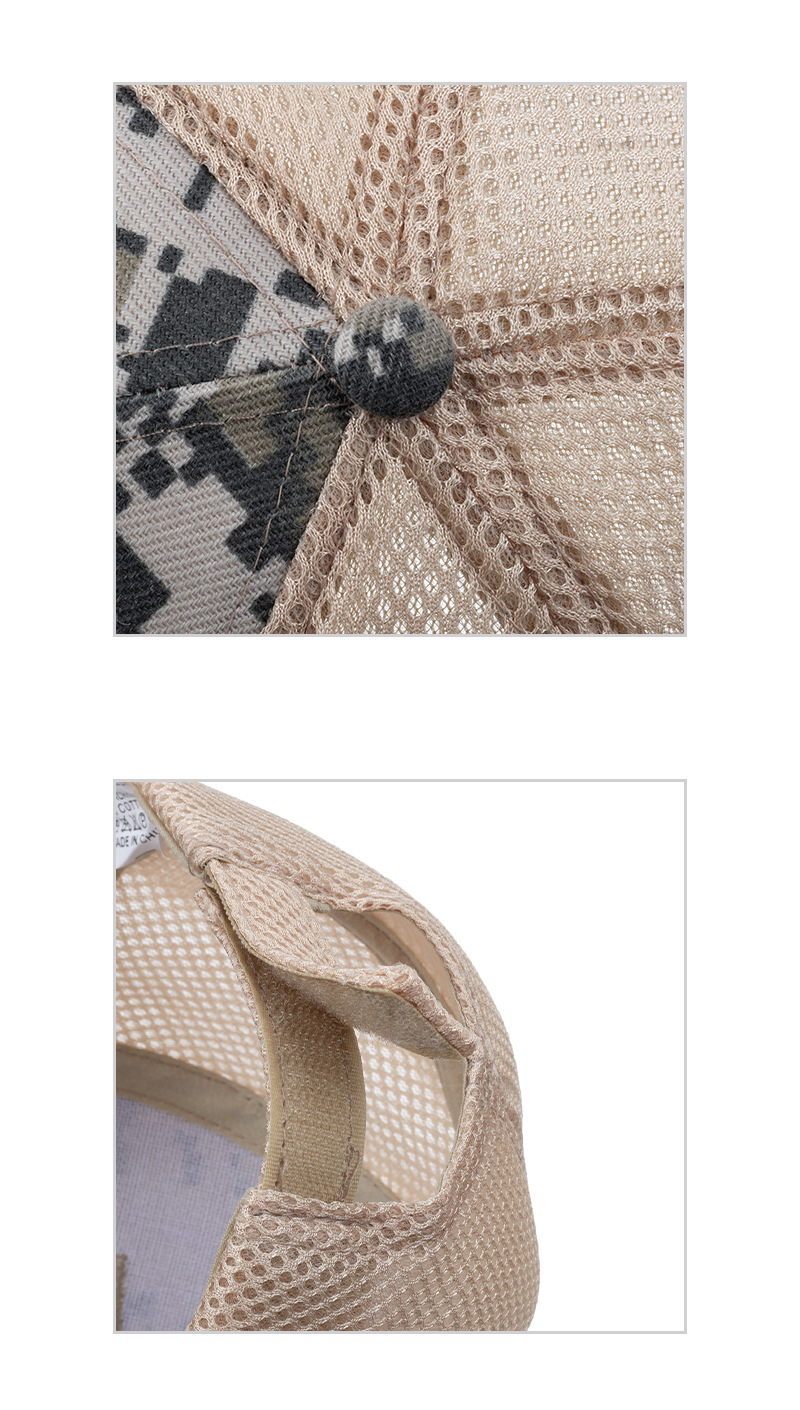 New Hat, American Flag Camouflage Sticker, Embroidered Baseball Cap, Net Cap, Men's Cap, Duck Tongue Cap, Cross-border B688_voghion.com