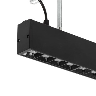 LED strip light creative office chandelier gym studio track spotlight commercial chandelier square style